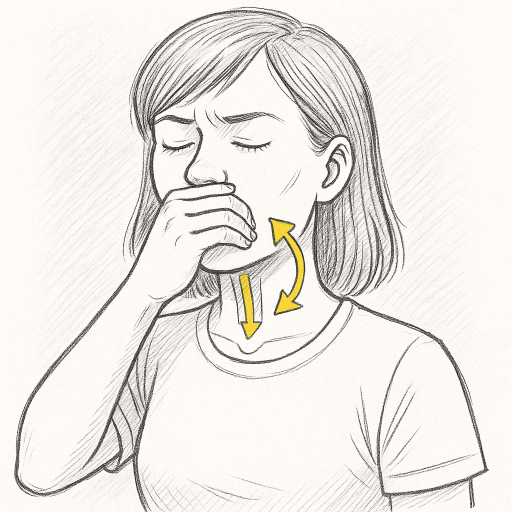 Stopping hiccups quickly